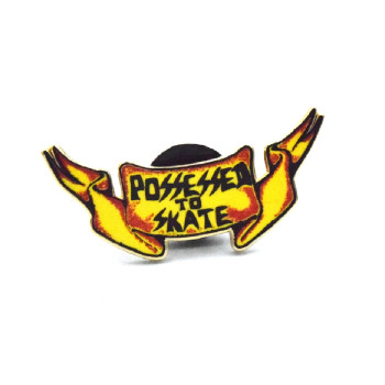Suicidal Skates Possesed To Skate Wings Enamel Pin 1"