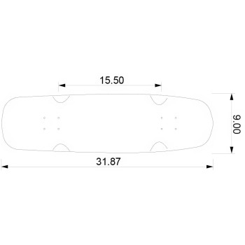 DB Longboards Cruiser Harbinger 31.87" Tabla Completa