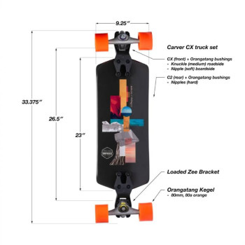 Loaded Fathom Surfskate Edition Completa