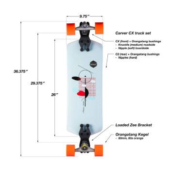 Loaded Tangent Surfskate Edition Completa