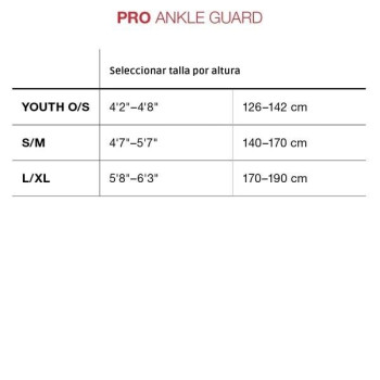 G-Form Youth Tobillera Pro-X Guard Negro - Niño