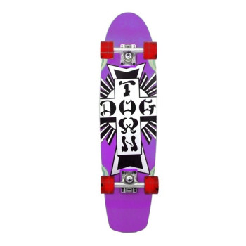 Dogtown Cross Logo Cruiser Tabla 7.75" x 30" Completa Stain