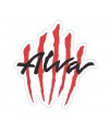 Alva Scratch Logo Sticker Pack de 5
