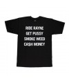Rayne Camiseta Poser RPW$ Logo Black