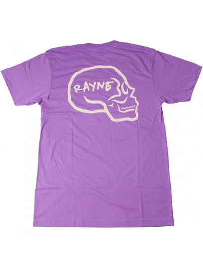 Rayne T-Shirt Hamlet Skull Logo Purple